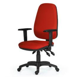 kancelarska-zidle-antares-1540-asyn-s-podruckami-br06-cervena