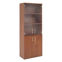 ln5028-prosklena-policova-skrin-4-police-vysoka-tmavy-orech