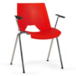 plastova-zidle-antares-2130-strike-pc-br-cervena