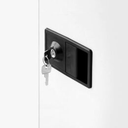 Kovová skříň na spisy Bisley E402A01, 1 police, střední detael