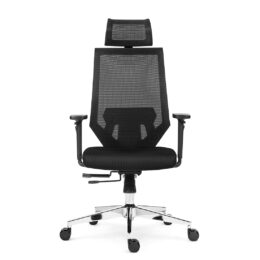 Kancelářská židle s posuvem sedáku ANTARES Edge ALU PDH SL s područkami nosnost 130 kg předek černá Kancelářská židle s posuvem sedáku ANTARES Edge ALU PDH SL s područkami nosnost 130 kg předek černá