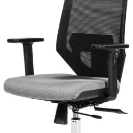 Kancelářská židle s posuvem sedáku ANTARES Edge ALU PDH SL s područkami nosnost 130 kg šedá detael 2 Kancelářská židle s posuvem sedáku ANTARES Edge ALU PDH SL s područkami nosnost 130 kg šedá detael 2