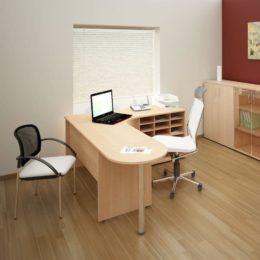 Kancelářská sestava nábytku SKA 07 bříza