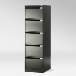 Kovová kartoteka A4 Bisley BS5E-A4 černá