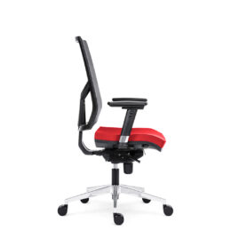 Kancelářská židle s posuvem sedáku ANTARES 1850 SYN Omnia ALU SL s područkami AR08C nosnost 130 kg bok Kancelářská židle s posuvem sedáku ANTARES 1850 SYN Omnia ALU SL s područkami AR08C nosnost 130 kg bok