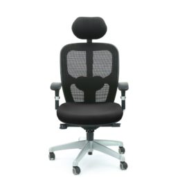 Kancelářská židle MULTISED Friemd BZJ 395 PDH s područkami nosnost 150 kg černá předek