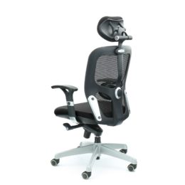 Kancelářská židle MULTISED Friemd BZJ 395 PDH s područkami nosnost 150 kg černá zadek 1