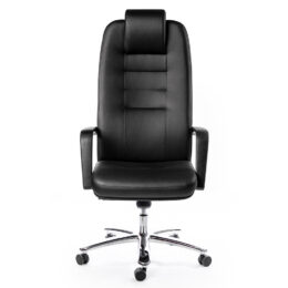 Zátěžové křeslo MULTISED BZJ 445 XAL eco kůže nosnost 200 kg 2023 předek černé