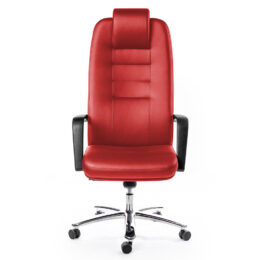 Zátěžové křeslo MULTISED BZJ 445 XAL eco kůže nosnost 200 kg 2023 předek červené