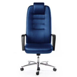 Zátěžové křeslo MULTISED BZJ 445 XAL eco kůže nosnost 200 kg 2023 předek tmavě modré