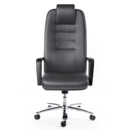 Zátěžové křeslo MULTISED BZJ 445 XAL eco kůže nosnost 200 kg 2023 předek tmavě šedé