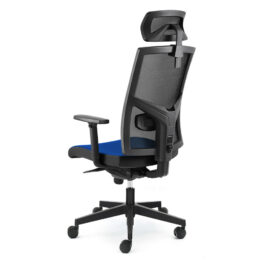 Kancelářská židle s posuvem sedáku ALBA Game ŠÉF VIP 3D PDH nosnost 160 kg zadek