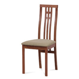 Dřevěná jídelní židle VILMA s čalouněným sedákem, třešeň Dřevěná jídelní židle VILMA s čalouněným sedákem, třešeň