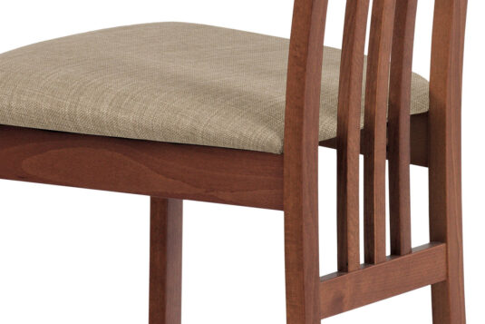 Dřevěná jídelní židle VILMA s čalouněným sedákem, třešeň detail 4 Dřevěná jídelní židle VILMA s čalouněným sedákem, třešeň detail 4