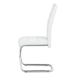 alouněná jídelní židle EMILY bílá bok