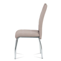 alouněná jídelní židle OLIVIA lanýžová bok