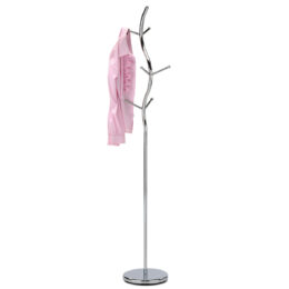 Stojanový věšák TAPPY 3, výška 181 cm, kovový, chromovaný