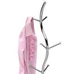 Stojanový věšák TAPPY 3, výška 181 cm, kovový, chromovaný detael 1