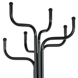 Stojanový věšák TAPPY 5, výška 188 cm, kovový, černý detael 1