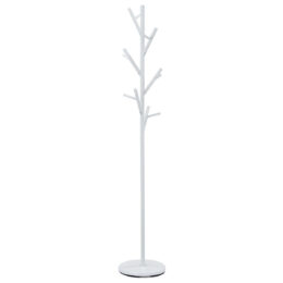 Stojanový věšák TAPPY 6, výška 170 cm, kovový, bílý