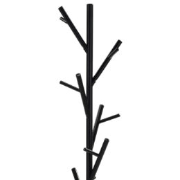 Stojanový věšák TAPPY 6, výška 170 cm, kovový, černý detael 1