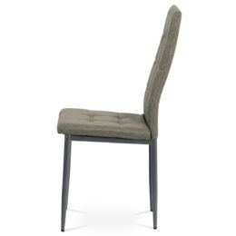 alouněná jídelní židle STELLA khaki bok 1