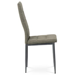 alouněná jídelní židle STELLA khaki bok 2