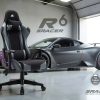 Herní židle k PC Sracer R6 s područkami nosnost 130 kg černá-šedá - Image 16