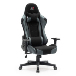 Herní židle Sracer R6 s područkami nosnost 130 kg černá-šedá