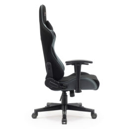 Herní židle Sracer R6 s područkami nosnost 130 kg černá-šedá bok