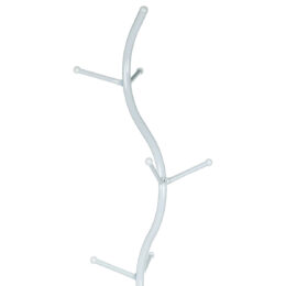 Stojanový věšák TAPPY 3, výška 181 cm, kovový, bílý detael 1