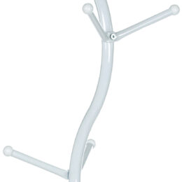 Stojanový věšák TAPPY 3, výška 181 cm, kovový, bílý detael 3