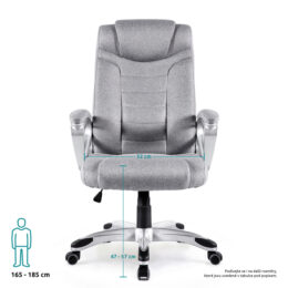 Kancelářské křeslo EXECUTIVE nosnost 140 kg předek final