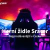 Herní židle k PC Sracer R7 s područkami a podnožkou nosnost 130 kg černá-šedá - Image 17