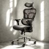 Kancelářská židle SIHOSEAT M99B ALU NET PDH, posuv sedáku, 3D podhlavník, 4D područky, nosnost 150 kg, záruka 5 let - Image 16
