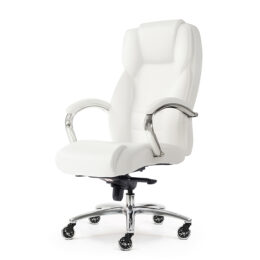 Kancelářské křeslo CHEF nosnost 150 kg bílé