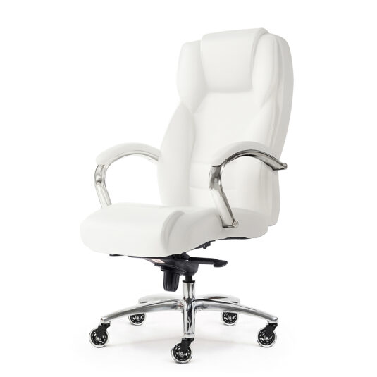 Kancelářské křeslo CHEF nosnost 150 kg bílé
