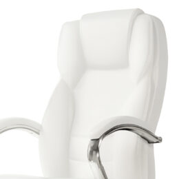 Kancelářské křeslo CHEF nosnost 150 kg bílé detael 1
