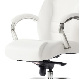 Kancelářské křeslo CHEF nosnost 150 kg bílé detael 2