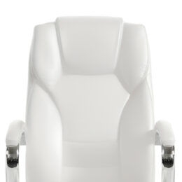 Kancelářské křeslo CHEF nosnost 150 kg bílé detael 3