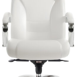 Kancelářské křeslo CHEF nosnost 150 kg bílé detael 4