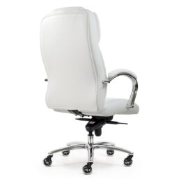 Kancelářské křeslo CHEF nosnost 150 kg bílé zadek 1
