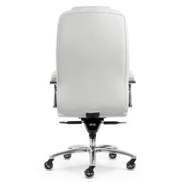 Kancelářské křeslo CHEF nosnost 150 kg bílé zadek 2