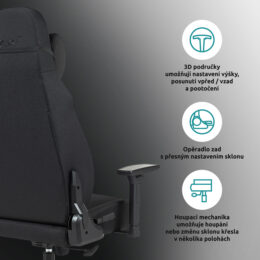 Kancelářské křeslo SRACER EVO LT nosnost 140 kg benefity 2 Kancelářské křeslo SRACER EVO LT nosnost 140 kg benefity 2