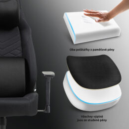 Kancelářské křeslo SRACER EVO LT nosnost 140 kg benefity 3 Kancelářské křeslo SRACER EVO LT nosnost 140 kg benefity 3