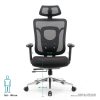 Kancelářská židle SIHOSEAT M95B ALU PDH, posuv sedáku, 3D podhlavník, 3D područky, nosnost 150 kg, záruka 5 let - Obrázek 2