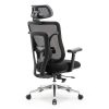 Kancelářská židle SIHOSEAT M95B ALU PDH, posuv sedáku, 3D podhlavník, 3D područky, nosnost 150 kg, záruka 5 let - Obrázek 4