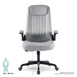 Kancelářské křeslo BOSTON nosnost 130 kg předek final Kancelářské křeslo BOSTON nosnost 130 kg předek final