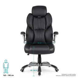 Kancelářské křeslo LEADER nosnost 140 kg předek 2 final